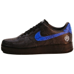 Nike Air Force 1 Inter Milano Koost&ouml;&ouml; Uus Logo Meistriv&otilde;istluste M&auml;lestus Casual Madalad Ketsid Madalad Ketsid Unisex Ketsid Must DO1742-991 38.5