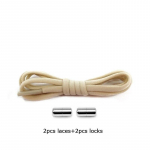 1paar uusi ilma sidemeteta kingapaelu lastele T&auml;iskasvanutele Kiired Laisad Paelad Naised Meeste Metalllukk Elastsed kingapaelad Tossud Kingapaelad khaki