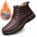 Ehtsast nahast meeste kingad tossud veekindlad &otilde;uesaapad meeste talvesaapad matkasaapad 46