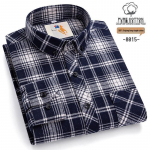 Meeste &Uuml;lisuur Flanell Ruuduline S&auml;rk - Puhas Puuvill, Pikkade Varrukatega, Vabaaja Mood S&uuml;giseks ja Talveks 45