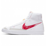 Nike Blazer Mid 77 Sketch Valge Punane Tossud Rula Kingad CW7580-100 41