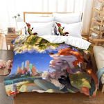 Multikas Zootopia Zootropolis 3D-prinditud tekikottide komplekt HD-tekkikate Voodipesu lastevoodi komplektid Magamistoa sisustus Baby 120x150cm