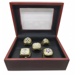 Dallas Denim Kroonjuveelide S&otilde;rmuste Komplekt 5 tk Euroopa ja Ameerika Meeste Moes&otilde;rmused No. 10 kuld