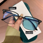 Meeste &auml;ripoolraamiga fotokroomsed l&uuml;hin&auml;gelikud prillid v&auml;litingimustes muutuva v&auml;rviga p&auml;ikeseprillid, viimistletud l&auml;hedal n&auml;gemisega prillid, dioptrid -6.0