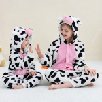 Halloweeni Kapibara Flanelltekk Magamiskost&uuml;&uuml;m Kapuutsiga Laste Kost&uuml;&uuml;m Riietus Jumpsuit &Ouml;&ouml;riided Poistele T&uuml;drukutele 140cm