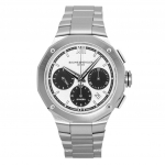 Baume & Mercier Riviera Kronograaf Roostevabast terasest Valge sihver Automaatne M0A10827 100M Meeste k&auml;ekell valge