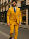 Klassikaline Meeste &Uuml;likond 3-osaline Slim Fit Jakk P&uuml;ksid Vest Formaalne T&ouml;&ouml;le K&auml;imine &Auml;ri&uuml;likonnad Pulm Pruut Smoking Meeste &Uuml;likonnad L kuldne