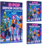 Countdown-kalendrid Kpop Demon Hunters Advendikalender Mudel Nukukogu Lauakaunistus Laste J&otilde;ulukingid 26 18 3.5&26 18 3.5