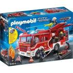PLAYMOBIL 9464 Fourgon d'intervention des pompiers jaune avec canon &agrave; eau fonctionnel - City Action puhas