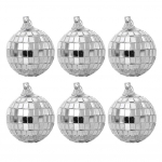Mini Diskokera KTV Baari Valgustus Peegeldav Peegelkera Lava P&ouml;&ouml;rlev H&otilde;bedane Peegel Diskokerad Peo Dekoratsioon Riputatav Ornament
