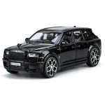 1/32 Rolls Royce'i linnamaastur Cullinan sulamist automudel, metallist m&auml;nguasja auto mudel, simulatsiooni heli- ja valguskollektsioon, kingitused lastele