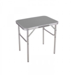 Table Pliante - Marbueno - Rectangulaire - Aluminium - 2 Positions - Marron pruun