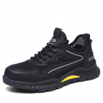 Suvised hingavad t&ouml;&ouml;kaitsejalatsid Meeste naiste h&auml;vimatud torkekindlad turvasaapad T&ouml;&ouml;kaitsetossud 36 must