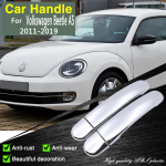 Volkswagen Beetle A5 VW Coccinelle Maggiolino Fusca 2011~ kroomitud uksek&auml;epideme katte tarvikud Kleebised kaunistused 2HandleBowlsj9a