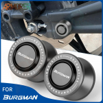 Mootorrattatarvikud SUZUKI Burgman AN200 AN250 AN400 AN650 BURGMAN jaoks CNC alumiinium 8MM kiigev&otilde;lli rullikud liugurid standid BURGMEN Black