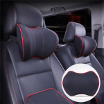Auto peatoe kaelapadi istmetoolile auto m&auml;luvahuga puuvillasest padjast kangast kate pehme peatoega reisib&uuml;roo Cloth creamy-white