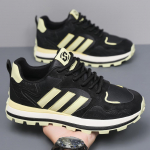 Moodsad meeste kausaalsed tossud Disainer Luksuslikud platvormiga k&otilde;ndimisjalatsid Kerged sportlikud s&ouml;rkimisjalatsid Hingavad libisemisvastased spordijalatsid 44 must