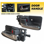 2x Chrome Gray ide Door Front Handle Rear For 2003-2008 Toyota Corolla Matrix