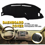 fits 1997-2003 FORD F150 DASH COVER MAT DASHBOARD PAD / BLACK EXV