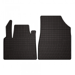 Dywaniki samochodowe gumowe do: Renault Kangoo E-Tech Electric kombivan, 1. rząd (2021-) - czarne, dopasowane