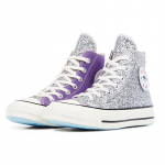 Chiara x Converse 1970ndate s&auml;delev k&otilde;rge s&auml;&auml;rega king suurte silmadega litritega k&otilde;rge s&auml;&auml;rega l&otilde;uendikingad naistele halli-lilla v&auml;rvi 41.5