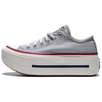 Converse Chuck Taylor All Star Lift Double Stack Hall Punane Unisex Tossud A16065C 40 gray