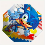 Sonic Adventure Automaatselt avanev/sulguv tuulekindel vihmavari, Tugevdatud rauast raam, Kokkupandav kaasaskantav disain, Reisimiseks, Igap&auml;evaseks kasutamiseks 0812183