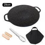 Korea &uuml;mar grillpann Paks malmist praepann Tasane pannkookide k&uuml;psetuspann Mittekleepuv maifan kivipliit Grillialus BBQ t&ouml;&ouml;riist 29cm 1Set