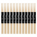 7A Trummi pulgad 24 tk Vahtrapuu Trummi pulgad Trummi harjutamiseks Trummi pulkade komplekt 1