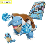 Keeppley Pokemon Battle ehitusklotsid Lucario Charizard Mewtwo Blastoise Greninja Kokkupanek 3D mudel Mini tellisfiguur M&auml;nguasjad No Box