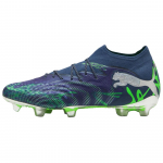 Puma Future 9 Ultimate Cosmic Art Mugav istuvus Toetus Jalgpallisaapad Meeste jalgpallisaapad P&auml;rsia-sinine 108938-01 40