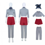Cosplay kost&uuml;&uuml;m Stranger Things 5 V&auml;ike Eleven cos-&uuml;likond Halloweeni karnevalip&auml;ev cosplay animatsioon sama kost&uuml;&uuml;m S(adult)