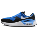 Nike Air Max System Cushioning Abrasion Resistant Breathable Low top Casual Shoes Men's Blue Black DM9537-401 43 blue