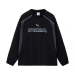 Puma Heritage Football Cordura&reg; &Uuml;mmarguse kaelusega pusa Meeste pusa 636281-01 XS