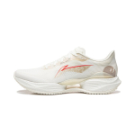 Li Ning Super Light 23 Cushioning Slip Resistant Abrasion Resistant Breathable Low top Casual Running Shoes Men's Ivory ARBW017-14 44