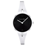 Calvin Klein Moodsari K&auml;ekell Kvartsliikumine Terasrihm 30 mm Must Tihvt Naiste k&auml;ekellad 25100026 Black Dial white