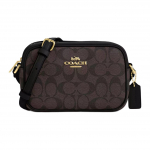 K&auml;ekott Jamie 21 Klassikaline Monogramm Kuldne Logo Riistvara T&otilde;mblukk Kaetud L&otilde;uend Kaamerakott Naiste &Otilde;lakott Pruun Must CQ874-IMAA8 Basic Set (Bag+Dust Bag)