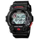 CASIO Must Kell koos Loodegraafiku ja Kuufaasi Andmete Funktsioonidega G-SHOCK G-7900-1 Meeste