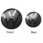 VOLKSWAGEN VW jaoks Ei m&otilde;juta ACC esiv&otilde;re embleemi katet v&otilde;i tagaluugi katet Volkswagen Golf 7/7.5/ 8 Passat B8 Polo C jaoks GOLF 8 (MK8) must