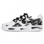 Nike Air Force 1 libisemiskindlad, kulumiskindlad, kerged madalad rulaketsid Meeste Must Valge CW2288-111(Team18-) 35.5