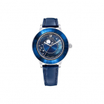 Swarovski Octea Lux Chrono Kuu maandumise m&auml;lestuskeel Kellad naistele sinine 5516305 Regular Watch Box,Dark Blue Watch Dial