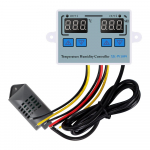 220V digitaalne temperatuuri ja niiskuse regulaator, kahekordne LED-ekraan, elektriline k&uuml;tte-termostaat, niiskuse regulaator munade inkubaatorile
