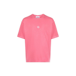 Stone Island Ss23 &Uuml;hev&auml;rviline &Uuml;mmarguse Kaelusega L&uuml;hikeste Varrukatega T-s&auml;rk Meeste Topid Roosa 781520957-V0187 S