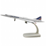 Lennukimudelid Concorde AIR FRANCE Lennufirmad 20cm Sulam Metallist Mudellennuk Air W Alus Lennuki Rihmaratas Telik K&auml;sit&ouml;&ouml; Kingitus