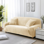 Elutoa venivad samet-diivanikatted 1/2/3/4 istmega k&otilde;ikeh&otilde;lmav pl&uuml;&uuml;sist diivanikatted Elastne &uuml;mbris Diivani diivani kattega r&auml;tik 1seat (90-140cm) white