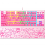 Razer Ornata V3 Tenkeyless Hello Kitty ja S&otilde;brad Juhtmega tenkeyless-klaviatuur, millel on mugav kl&otilde;psuv tunne t&auml;nu selle mehaanilisele membraanile