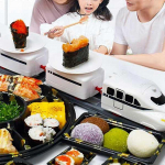 Sushi rong p&ouml;&ouml;rlev sushi m&auml;nguasjarada konveierilint p&ouml;&ouml;rlev laud laste toidurongi komplekt DIY sushi sushi - RIpj