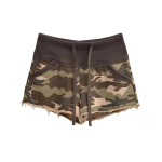 Ameerika V&uuml;rtsikad Camouflage Slim Fit Paelaga L&uuml;hikesed P&uuml;ksid - Naiste Suvised Seksikad Puusale H&otilde;lmavad Toore &Auml;&auml;rega Disain Small kamuflaaž