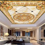 3D Tapeet Klassikaline Euroopa Stiil Lagi Seina Murraal Elutuba Magamistuba Euroopa Kaunistus Lagi Murraal 280cm(W) x 190 cm(H) white
