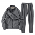 S&uuml;gis ja talv New Trend Sports Leisure Plus samet&uuml;likond lahtine meeste Oli Cashmere kardigan &otilde;lakott Kaheosaline komplekt M